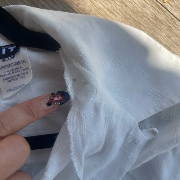 Versace Jeans Collection White Casual Button Down Shirt vintage - Picture 14 of 17